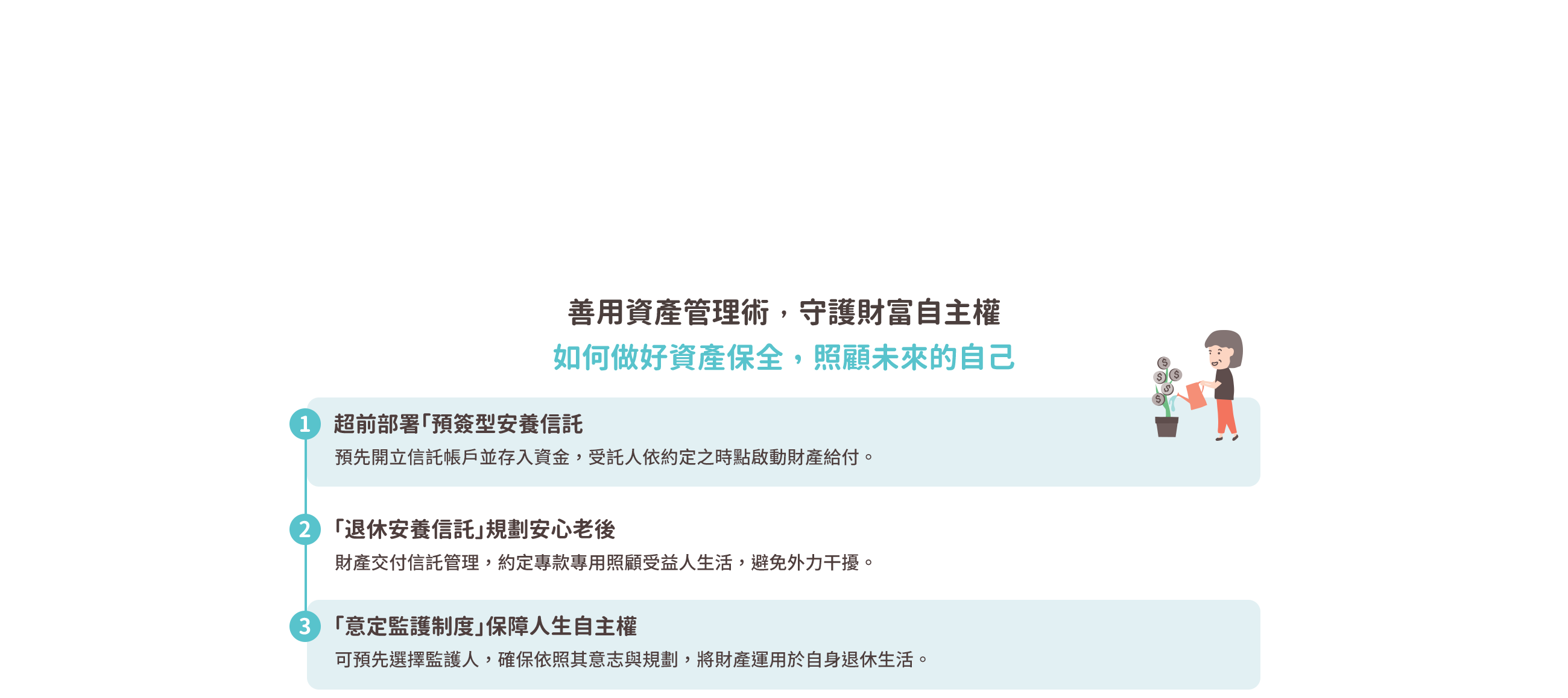 如何做好資產保全照顧未來的自己