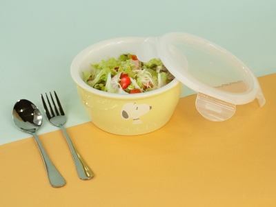 史努比陶瓷保鮮碗