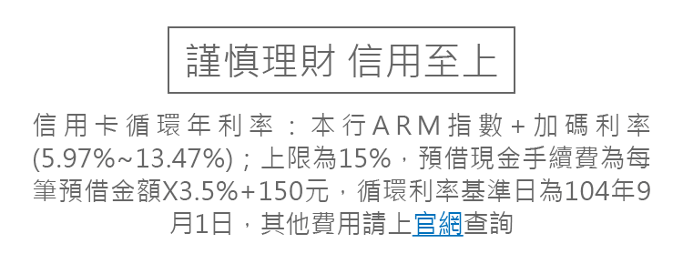 謹慎理財 信用至上